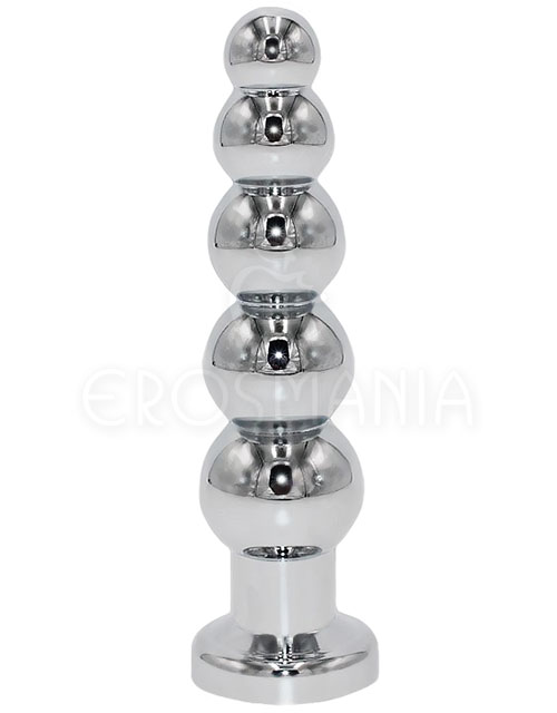 Hard Metal Plug Ball - Crystal Pink - Plug anal