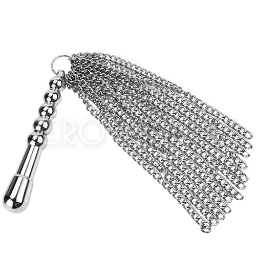 Plug Anal de Metal com Chicote e Correntes