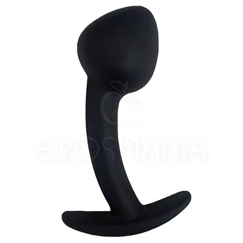 Butt Plug - Plug Anal Curvado Siliconado 10cm