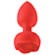 Plug Anal Vibrador Red Led - Controle Remoto (Imagem 1 de 2)