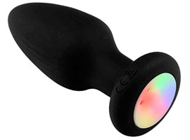 Plug Anal Vibrador, Rotativo com LED