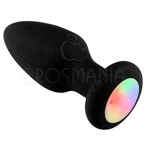 Plug Anal Vibrador, Rotativo com LED