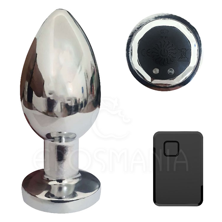 Arthur - Plug Anal de Metal - Vibrador - Controle