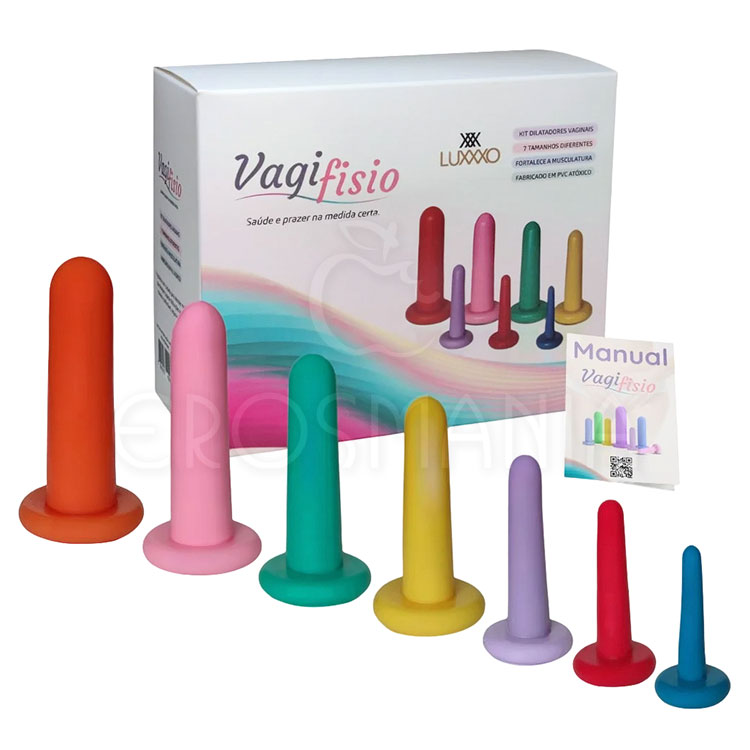 Vagifisio - Kit Dilatadores Vaginais - 7 Tamanhos