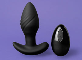 Plug Anal Giratório - Spin com controle remoto Plug Anal Giratório - Spin com controle remoto
