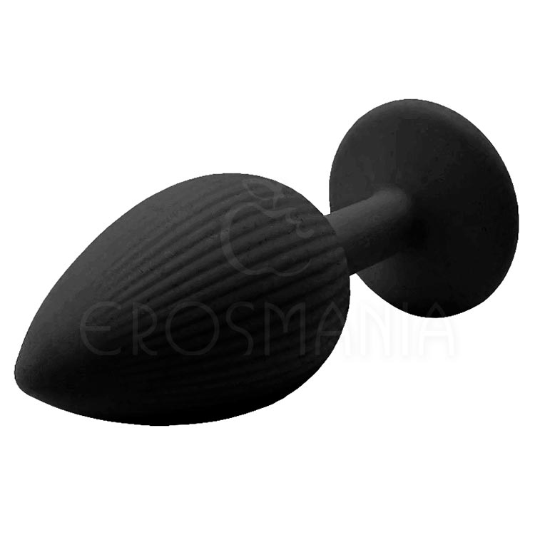 Plug Anal em Silicone Preto – Tamanho G
