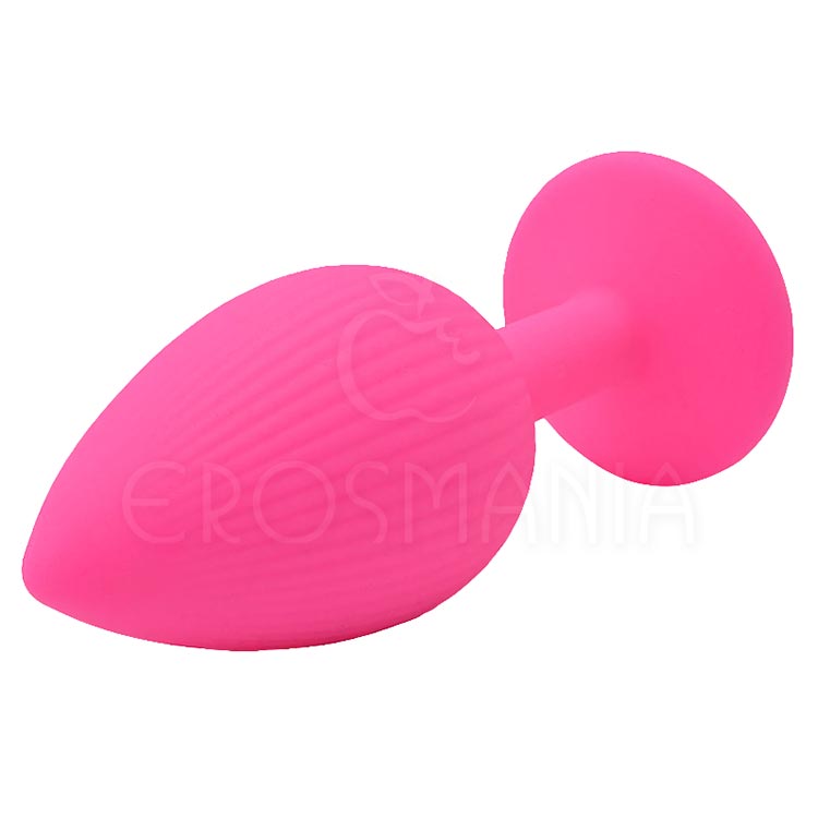 Plug Anal em Silicone Rosa – Tamanho G