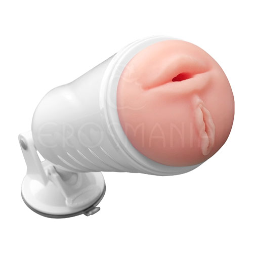 One-Click - Masturbador Boca e Vagina Vibrador