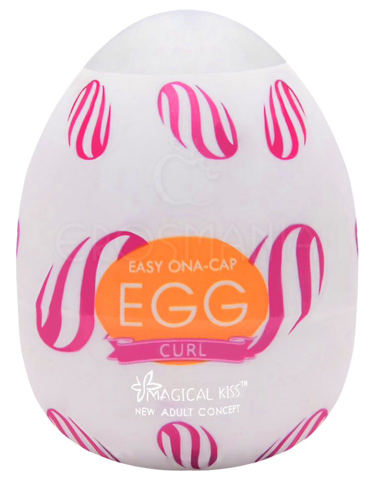 Magical Kiss Egg Curl - Ovo masturbador masculino
