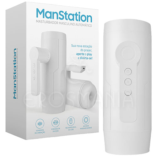 Man Station - Masturbador Masculino Automatico