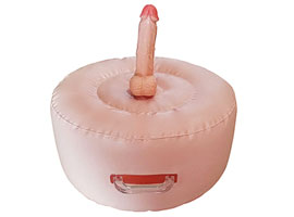 Puff Inflável com Pênis Vibrador Recarregável Puff Inflável com Pênis Vibrador Recarregável