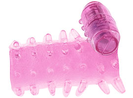 Anel Peniano Longo Vibrador - Silicone Rosa Anel Peniano Longo Vibrador - Silicone Rosa