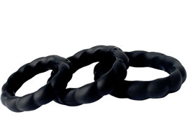 Soft 3 rings - Kit anéis pênis e escroto