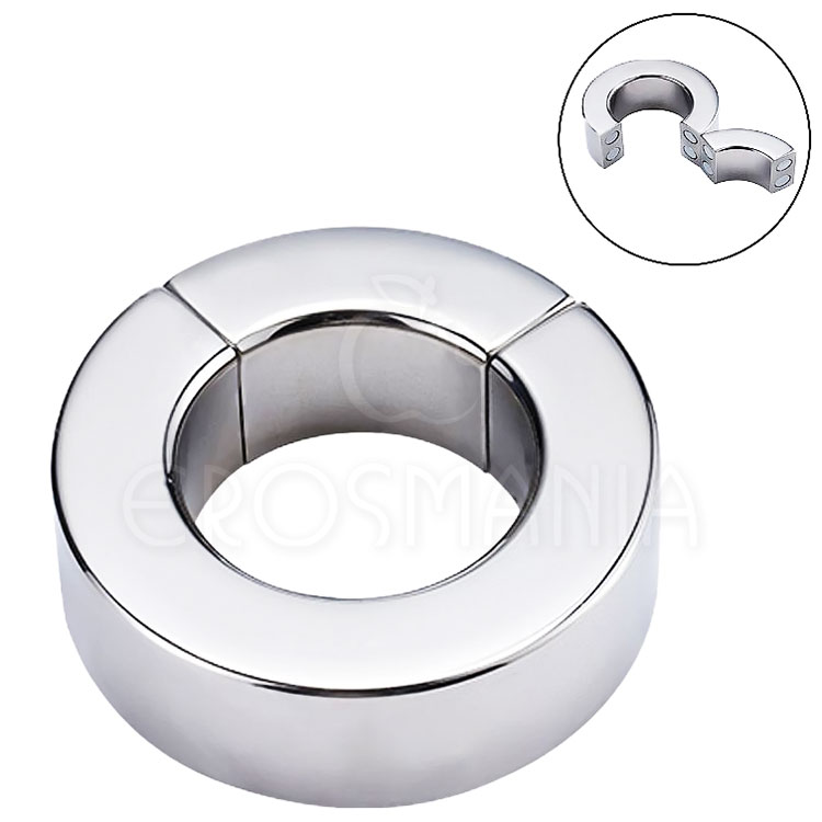 Anel Peniano Aço Inoxidável com fecho ímã - 6cm