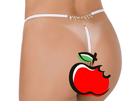 Faz o Pix - Calcinha fio dental com Strass