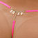 Calcinha Fio Dental em Strass "Sexy" (Imagem 2 de 5)