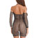 Camisola / Vestido Raica - Arrastão - Preta (Imagem 2 de 2)