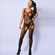 Bodystocking Macacão Arrastão sem Costuras (Imagem 1 de 2)