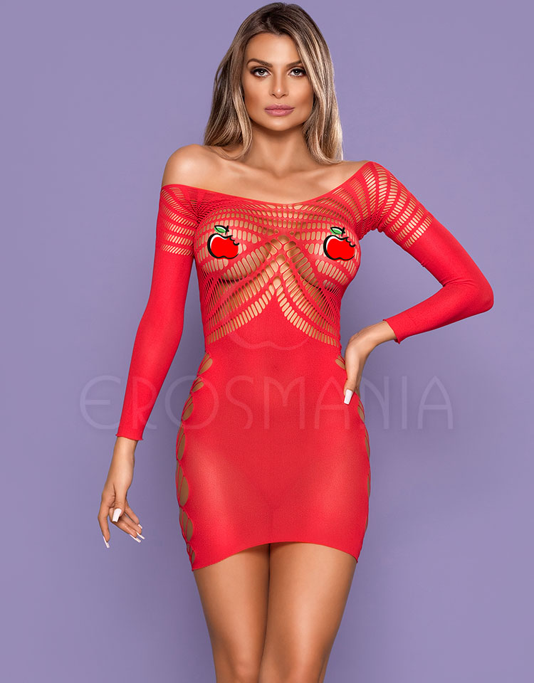 Vestido Sensual com Mangas 3/4