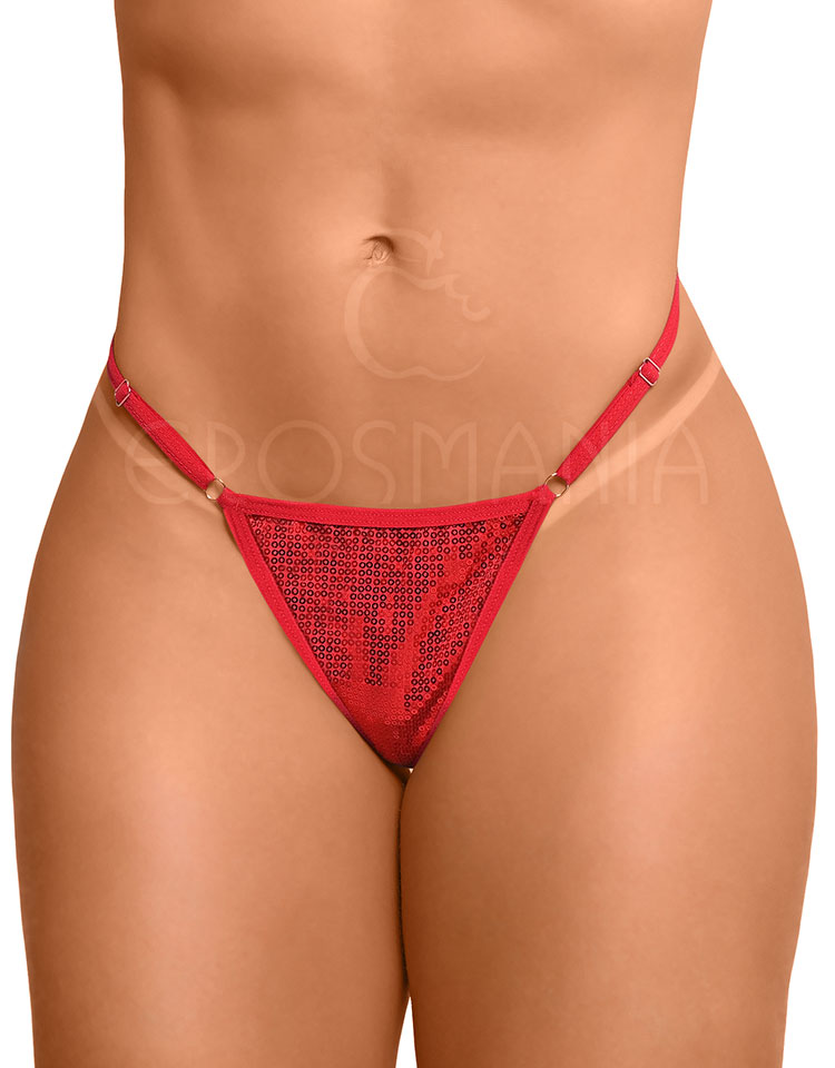 Calcinha Fio Dental String Paetê