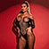 Bodystocking em Arrastão com Abertura (Imagem 1 de 3)