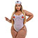 Fantasia Erótica Coelha Plus Size (Imagem 1 de 2)