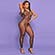 Bodystocking Macacão com Costas Abertas (Imagem 1 de 2)
