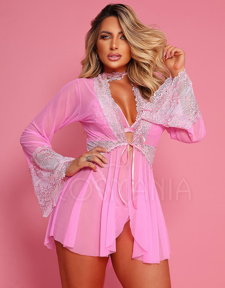 Robe Hobby Luxury Glow Rosa