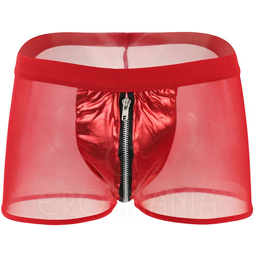 Cueca Erótica Rolus - Zíper na Frente - Vermelha