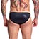 Cueca Erótica Cirrê Preto (Imagem 2 de 2)