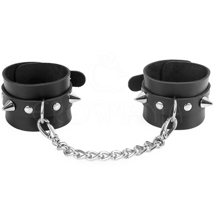 Algemas com Correntes e Spikes Cromados