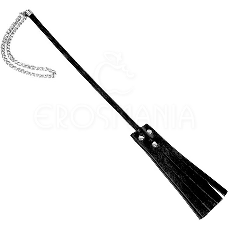 Chibata de Tiras com Corrente Prateada