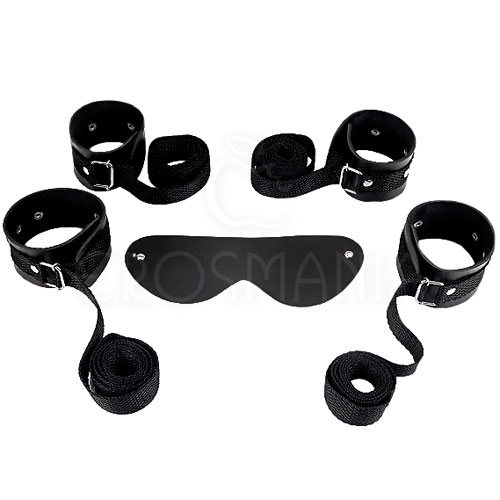Kit Bondage BDSM com Venda
