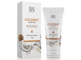 Lubrificante Beijável Extra Lub Coconut 60g
