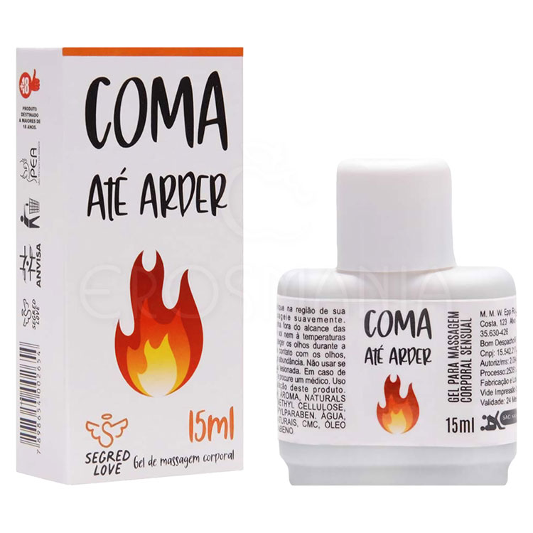 Coma até Arder - Gel Excitante Beijável - 15ml