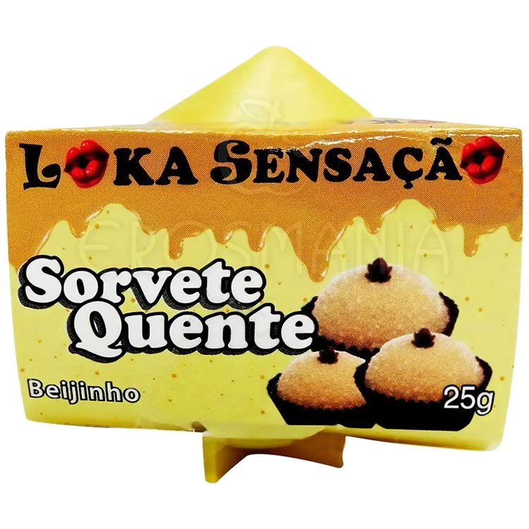 Vela Beijável Sorvete Quente Beijinho - 25g