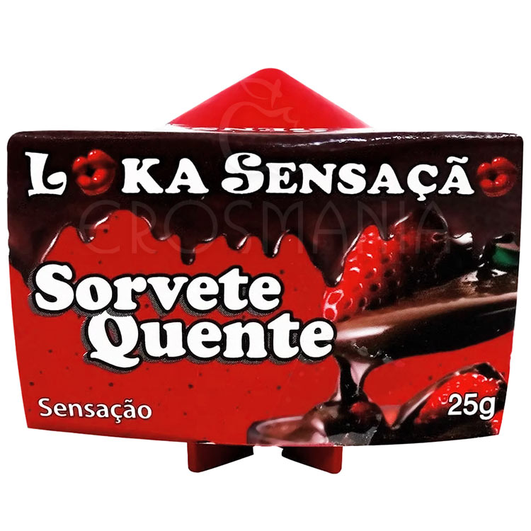 Vela Beijável Sorvete Quente Sensação - 25g