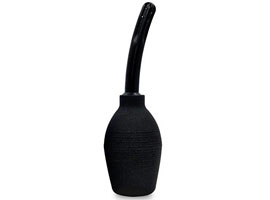 Ducha Anal Ponta em Curva Preta - 310 ml