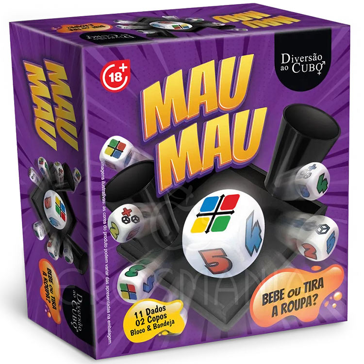 Jogo de Dados Erótico Mau Mau