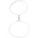 Body Chain Para Seios - Coração Pedra e Strass (Imagem 3 de 3)
