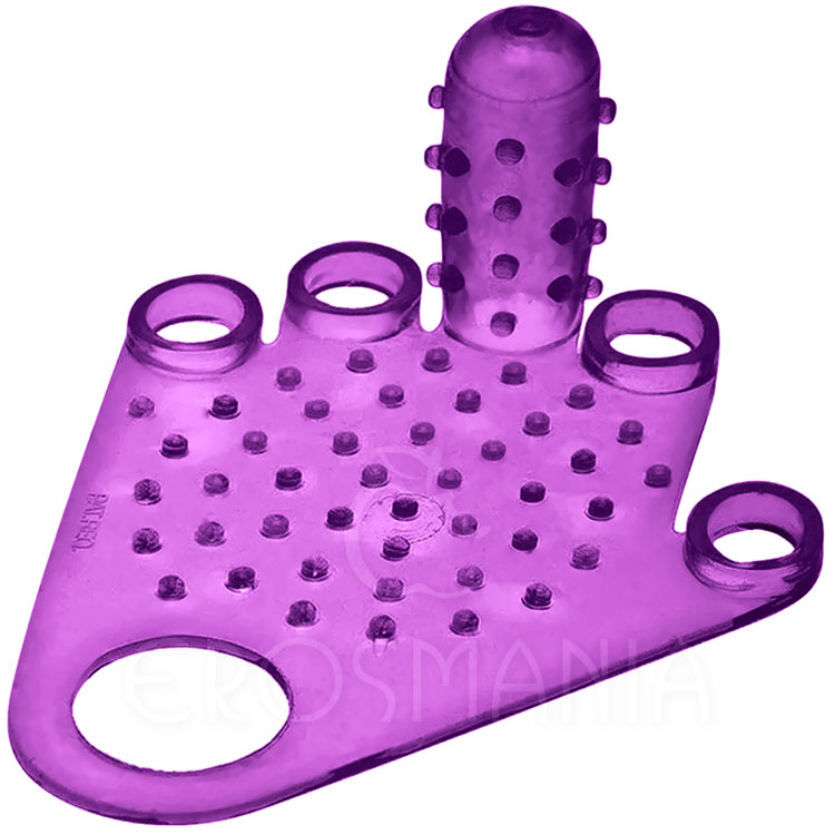 Luva Massageadora com Dado - Roxo